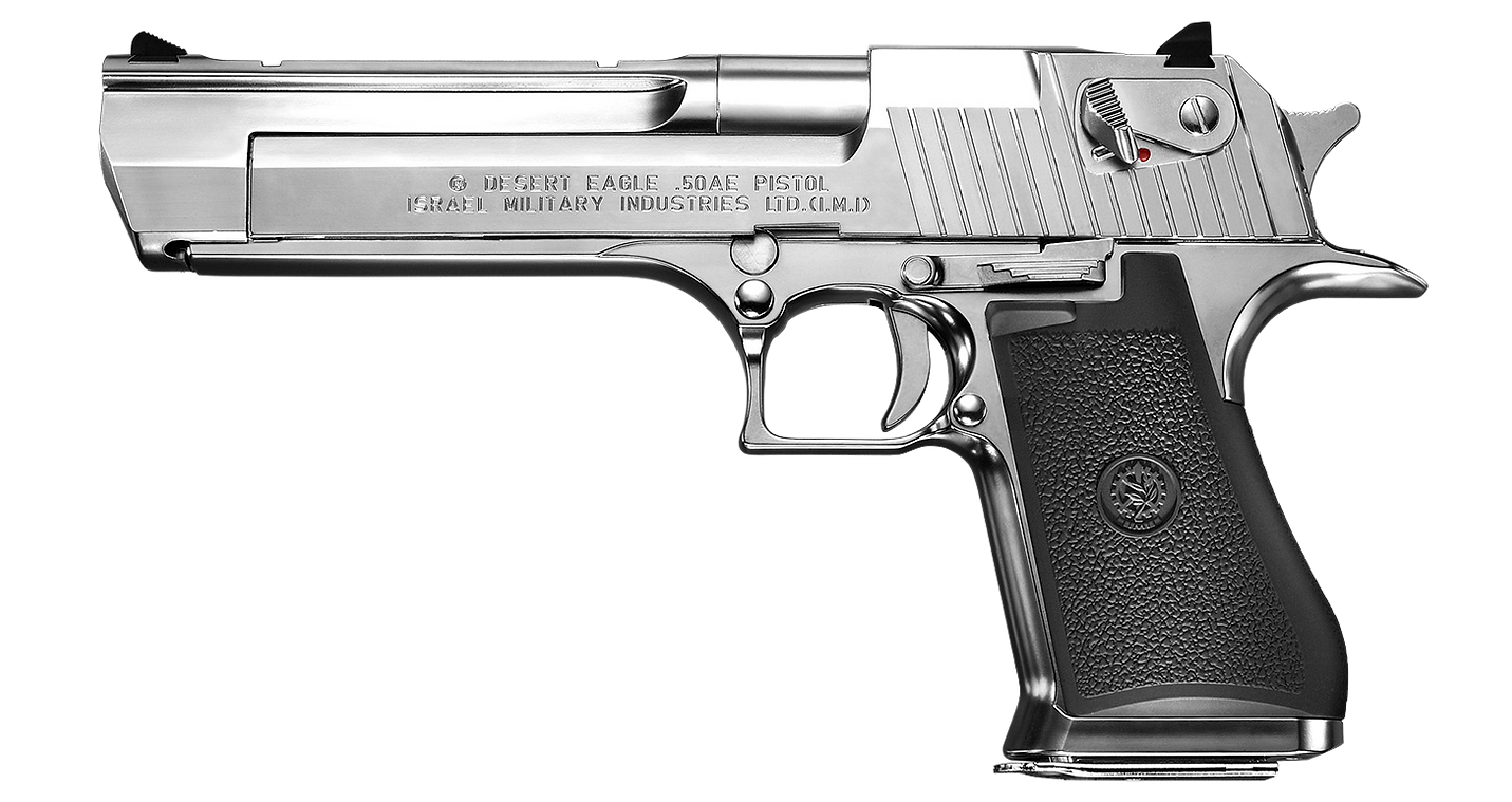 Tokyo Marui Desert Eagle .50AE Gas Blowback Pistol Chrome Hard Kick