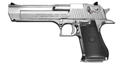 Tokyo Marui Desert Eagle .50AE Gas Blowback Pistol Chrome Hard Kick